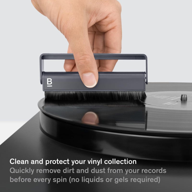 Boundless Audio Record Cleaner Brush - Carbon Fiber Anti-Static Vinyl Brush - Record Player Accessories for Vinyl Cleaning - Image 2